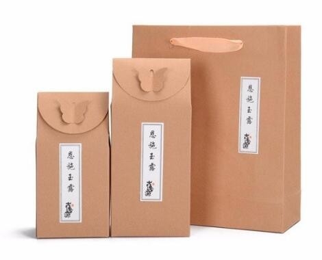 Aduana al por mayor de China impresa para reciclar el bolso inferior cuadrado del paquete del café/del té del papel de Kraft de la bolsa con el eco del valor amistoso