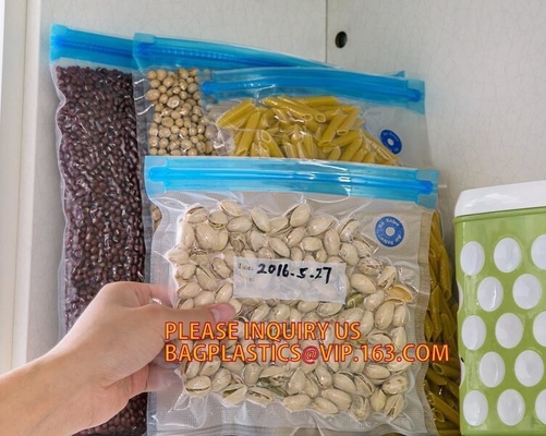 Bolso a prueba de humedad Rolls del sellador del vacío de Rolls de la textura del vacío de la comida de la bolsa de plástico amistosa Eco- del almacenamiento para la comida del vacío de la comida