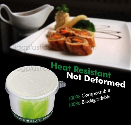 Las tapas abonablees del PLA, BPI certificaron la tapa abonable de la taza de café hecha en China, taza de café con la tapa de CPLA