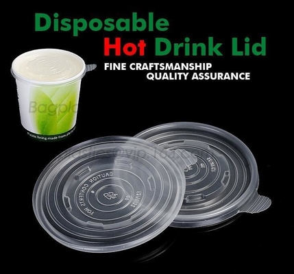 Las tapas abonablees del PLA, BPI certificaron la tapa abonable de la taza de café hecha en China, taza de café con la tapa de CPLA