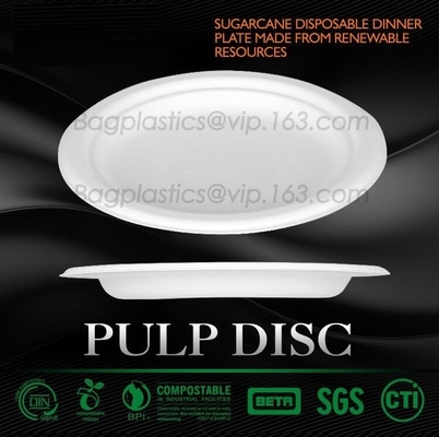 placa de cena para los resturants, hoteles, placa original biodegradable del Dishware de Straw Fiber Tableware Food Container del trigo