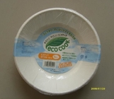 Placas plásticas abonablees del almidón de maíz del óvalo biodegradable completo, almidón de maíz biodegradable amistoso Eco- Tablew disponible