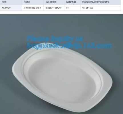 cuenco de ensalada biodegradable disponible microwavable del almidón de maíz, almidón de maíz sano de la certificación del USDA del vajilla de los niños b