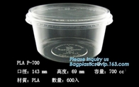 Fabricantes plásticos de la tapa de la taza de la venta caliente biodegradable de CPLA, tapas abonablees del 100% CPLA con la taza, tapa del PLA para 8/12/16/20oz C