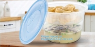 El eco PE amistoso o PLA de 26 onzas que cubre el cuenco disponible de papel de la taza de la sopa de Kraft con las tapas para el almuerzo se lleva el paquete del bagease