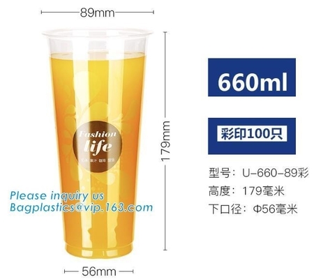 Tapa biodegradable de la taza de café del PLA, tazas biodegradables respetuosas del medio ambiente el sale4-17oz100% biodegradables calientes de la maicena CPLA
