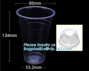 Tapas plásticas biodegradables de la taza de papel del café de la venta directa CPLA de la fábrica 60 70 80 90 115m m, li plástico de la taza de papel de la bóveda de 90 CPLA