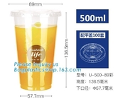 100 biodegradables y tapa abonable de la taza del PLA para la taza de café, papel caliente de encargo de la bebida de Logo Printed Disposable Double Wall