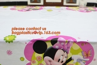 mantel del tablecover el 108*180cm/mapa plásticos disponibles para las fuentes de la decoración del partido del feliz cumpleaños de los niños, mickey de la historieta