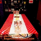 Cubierta colorida de Dot Table Cloth Plastic Tablecloth de la polca para casarse las fuentes/decoración BAGEASE BAGPLASTI de la fiesta de cumpleaños