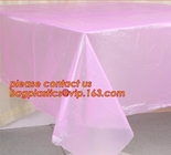 La decoración plástica colorida de la boda del mantel suministra colores de la cubierta de tabla del partido 10 para elegir, PA impermeable de la cubierta de tabla