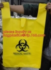 bolso inútil médico del Biohazard de la basura del hospital disponible, bolso del eco del biohazard del PE, bolso biológicamente peligroso de la basura, bagplastics, bolso
