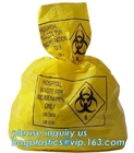 Bolsos de basura de la coextrusión PE, bolso de basura para los infecciosas, plas médicos del LDPE de las fuentes de la eliminación de residuos del biohazard de los materiales consumibles