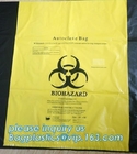 Bolso del biohazard de Safty para la basura médica, transporte reconectable, basura infecciosa, bagplastics, bagease del espécimen del biohazard