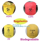 El Biohazard apto para el autoclave disponible empaqueta infeccioso colorido de los materiales consumibles médicos