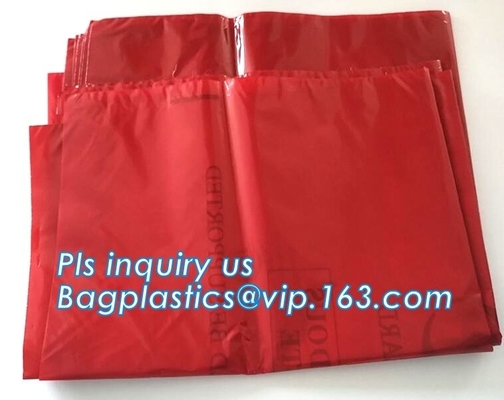 30 galones 33&quot; X 40&quot; bolso inútil infeccioso del aislamiento rojo/micrones de alta densidad del bolso del Biohazard 17 - 250/caso, bagease
