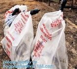 Las bolsas de plástico inútiles del amianto enorme durable al por mayor de la disposición, industriales biodegradan bolsos de basura dedicados del amianto de y