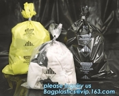 Las bolsas de plástico inútiles del amianto enorme durable al por mayor de la disposición, industriales biodegradan bolsos de basura dedicados del amianto de y