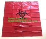 El Biohazard biodegradable de Dtrawstring empaqueta Drawtape médico, eliminación de residuos peligrosa biológica, rojo amarillo azulverde
