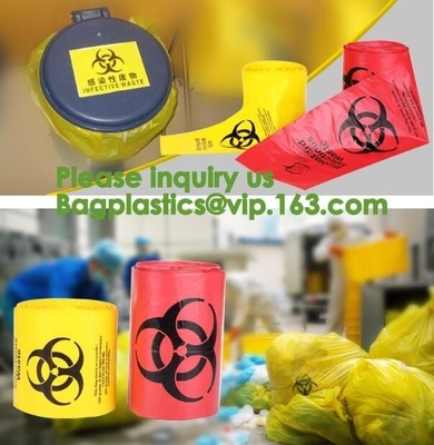 Definición inútil de los bolsos de BagBiohazard del cierre superior de cremallera del espécimen del Biohazard, bolso verde, bolso rojo, bolso amarillo, bolso azul, bolso negro