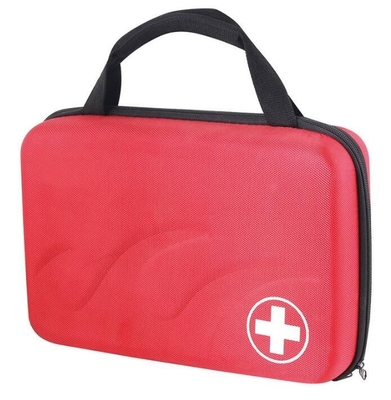 Primeros auxilios médicos vacíos rojos portátiles Kit Bags, bolsos vacíos, primeros auxilios Kit Bag, bolsos del PVC de la función multi de los primeros auxilios del viaje