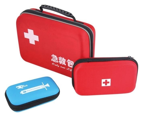 Primeros auxilios médicos vacíos rojos portátiles Kit Bags, bolsos vacíos, primeros auxilios Kit Bag, bolsos del PVC de la función multi de los primeros auxilios del viaje