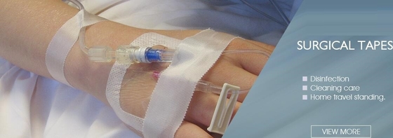 Los productos del vendaje de los productos del algodón de los productos de la gasa graban y para heridas favorable médico no tejida de los guantes disponibles de los productos del vendaje