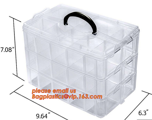 cajas de almacenamiento plásticas, plástico de la caja, caja de almacenamiento plástica del compartimiento, caja de herramientas plástica impermeable del almacenamiento con las ruedas