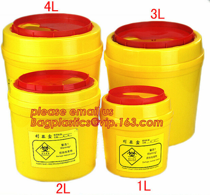 pequeño envase de los sostenidos del biohazard 1.0L, compartimiento para la basura quirúrgica con precio bajo, sostenido disponible Coll del Biohazard del hospital