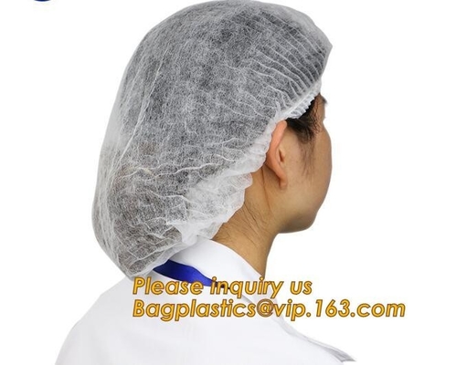 Casquillo Bouffant quirúrgico disponible médico no tejido 21&quot; 24&quot; de los productos del sitio limpio, a prueba de polvo para quirúrgico médico del restaurante