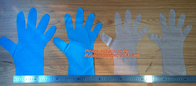 Los guantes polivinílicos, polietileno echado grabado en relieve, superior (CPE), pulverizan el guante libre, medio, claro de la preparación de la comida, protección de la seguridad