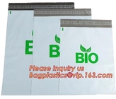 La entrega plástica del almidón de maíz envuelve los bolsos de envío biodegradables abonablees del mensajero, biodegradable resistente 2.4Mil