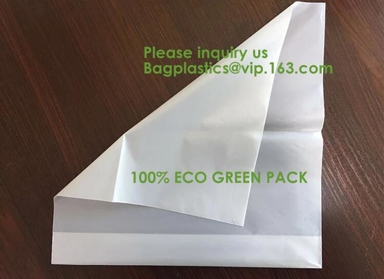 Bolso de envío de empaquetado biodegradable abonable con la manija, mensajero plástico abonable biodegradable Shipping Envelope