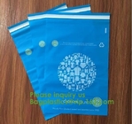 La manija cortada con tintas que la maicena biodegradable abonable de encargo hizo los bolsos de envío plásticos, maicena hizo compo biodegradable