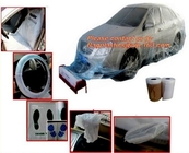 Alfombra disponible plástica reutilizable de la hoja de la cubierta de las cubiertas de asiento de carro/del volante