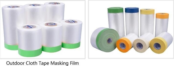 El auto que enmascaraba grabado de papel de papel al aire libre de la película que enmascaraba/de la película de arroz pre grabó