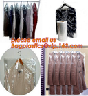 Cubierta perforada de la ropa del plástico transparente en el rollo, portatrajes plásticos disponibles en el tintorero, portatraje del vestido del traje para