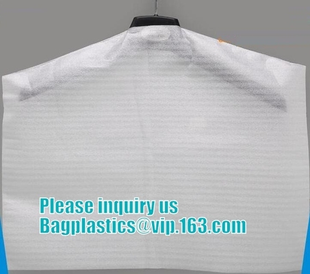 El BOLSO de BURBUJA de la limpieza en seco, hecho en bolso respetuoso del medio ambiente plegable de empaquetado de la limpieza en seco del portatraje del viaje de China mini PROTEGE