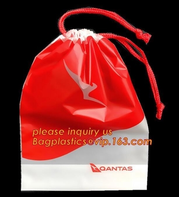 Saco biodegradable del lavadero de la mochila, bolsos blancos naturales del lavadero con el lazo, conjunto de encargo del bolso del lavadero de la malla del lazo