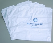 La bolsa de poliéster biodegradable con la impresión, la bolsa de plástico del lavadero del lazo del lavadero de Logo Printed Poly Drawstring Hotel /Travel