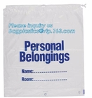 El logotipo biodegradable del bolso del PE del cierre de tira imprimió los bolsos de lazo polivinílicos de la bolsa al por mayor, bolso de lazo plástico al aire libre para el SP