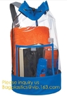 El lavadero biodegradable amistoso de Eco empaqueta la secuencia del poliéster del deporte de la tela de lana basta de la mochila