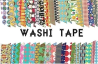 Prenda impermeable adhesiva de la etiqueta de la cinta escocesa que enmascara el papel impreso de Washi