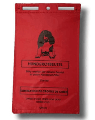 La basura gruesa del animal doméstico del perro de Poo del perrito empaqueta el rollo, bolsos biodegradables del impulso del animal doméstico del polybag de los desperdicios del bolso de la basura del animal doméstico de la forma del hueso, BAGEASE,