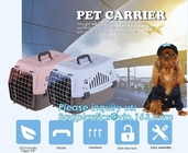 Perro de la compañía aérea del animal doméstico del viaje del diseño de la moda/Cat Transport Plastic Cages Wholesale de lujo, vagos del perro del portador del animal doméstico de la jaula del animal doméstico del perro
