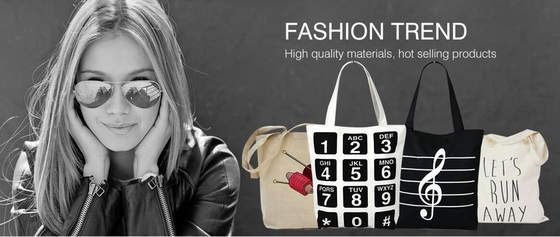 La lona de encargo de China Logo Promotion Zipper Grocery Shopping 8OZ compone a Tote Cotton Bag, impresión de encargo de la pantalla de 350X400M M