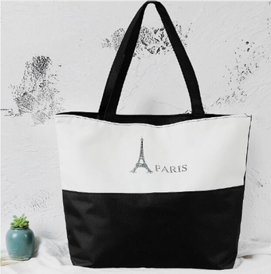 recicle el logotipo promocional que hace compras imprimió la bolsa de asas de la lona del tamaño estándar, bolso de compras del tamaño estándar, totalizador del bolso de la lona, fabri