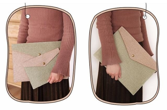 bolso del sobre de la lona, envío neto y dirección de la lona de algodón del bolsillo interno el 100% del estudiante universitario del hombro de la moda del totalizador extensible orgánico del fichero
