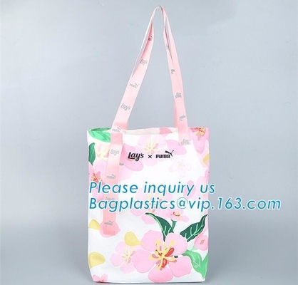 Bolso de la lona de algodón con el bolsillo interno, lona de algodón orgánica amistosa Tote Bag, bagplastics de Eco del bagease del bolso de compras de la lona