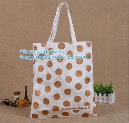 la bolsa de asas de impresión de encargo de la lona del totalizador del algodón del tamaño estándar de la promoción, bolso de compras de encargo del algodón, la bolsa de asas de la lona wholesal